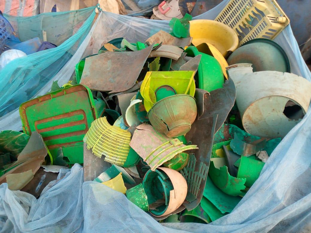Déchets bruts