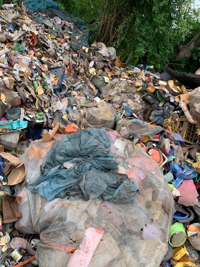 Déchets bruts