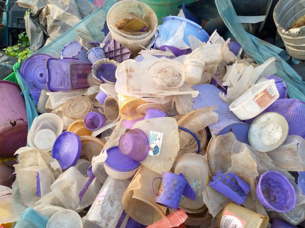 Déchets bruts